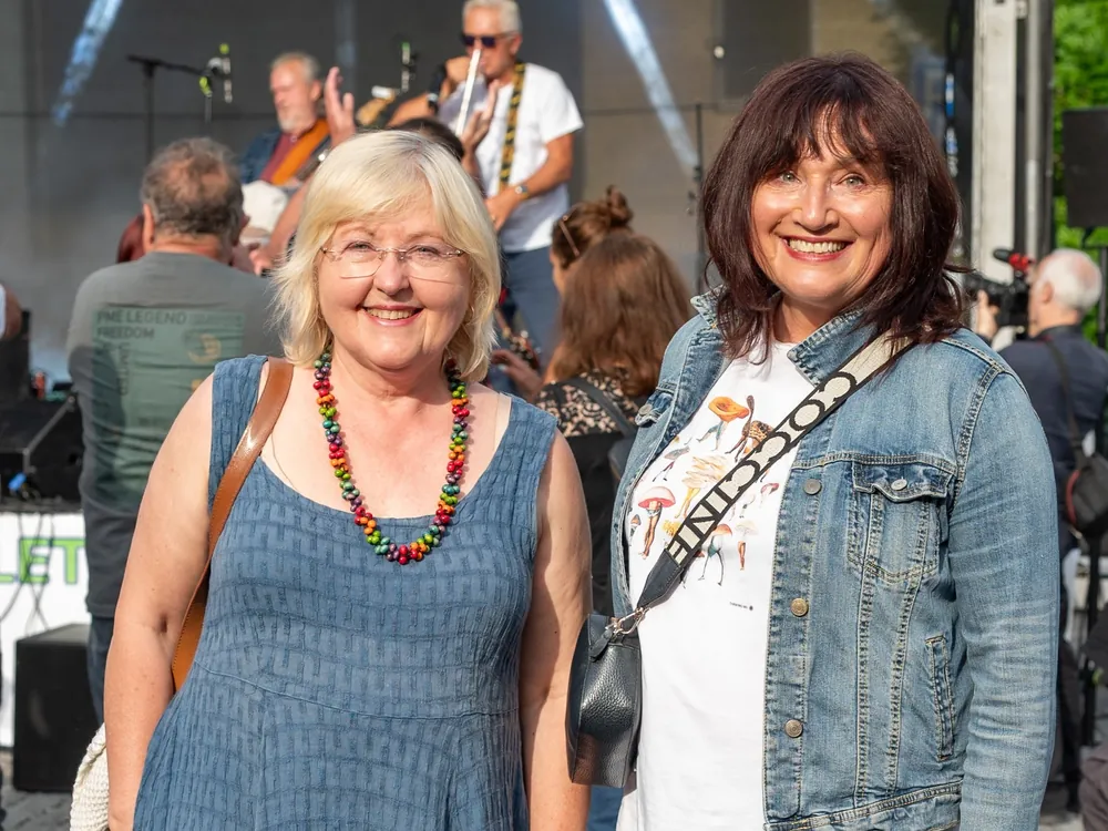 Jana Plamínková a Lenka Kudláková na Sliveneckých letnicích